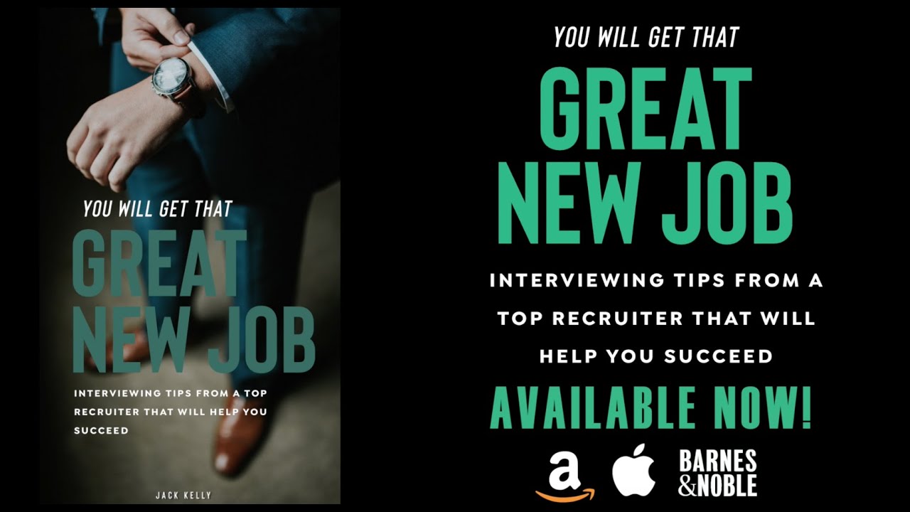 WE WROTE A BOOK, "You Will Get That Great New Job!" !