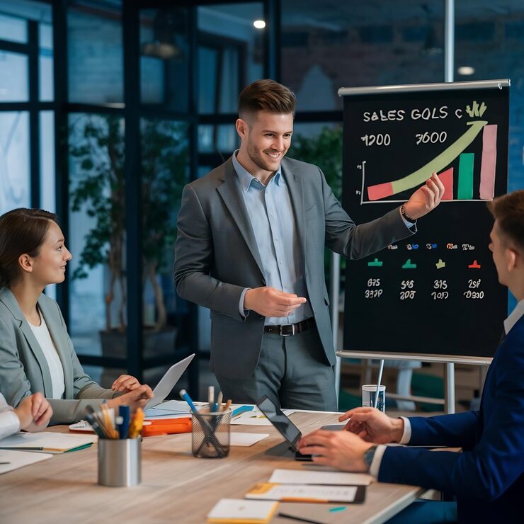 Sales growth chart